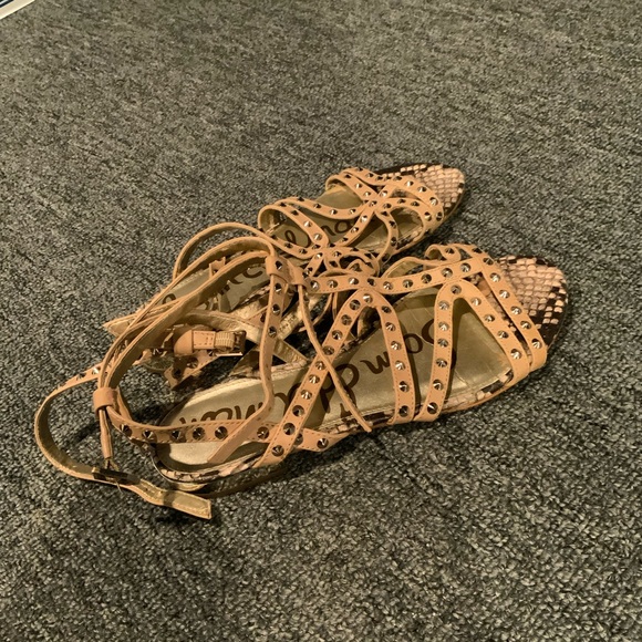 SAM EDELMAN Demi Gladiator Sandals Shoes - Picture 11 of 14